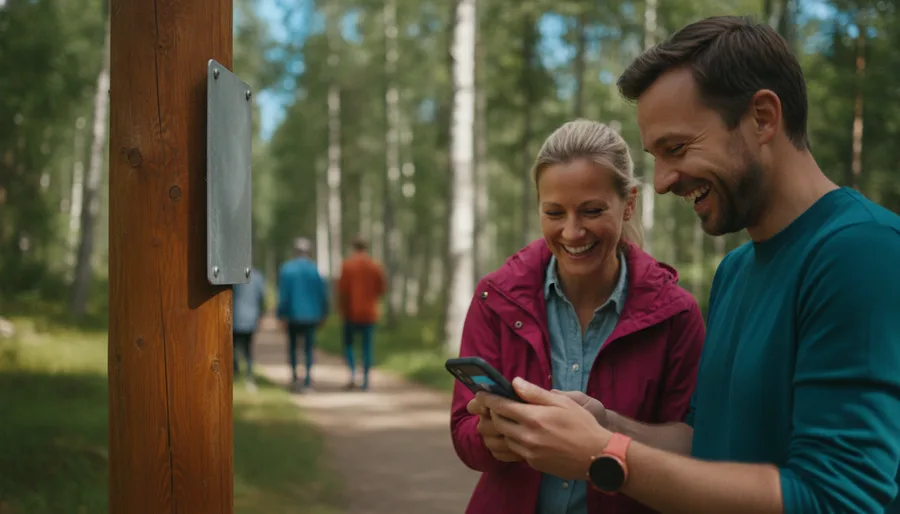 Morsomme oppgaver og utfordringer venter langs veien til arrangementet.